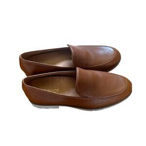 $160 NWT Vionic Cleo Light Brown Serifos Leather Women's Round Toe Loafer - 7